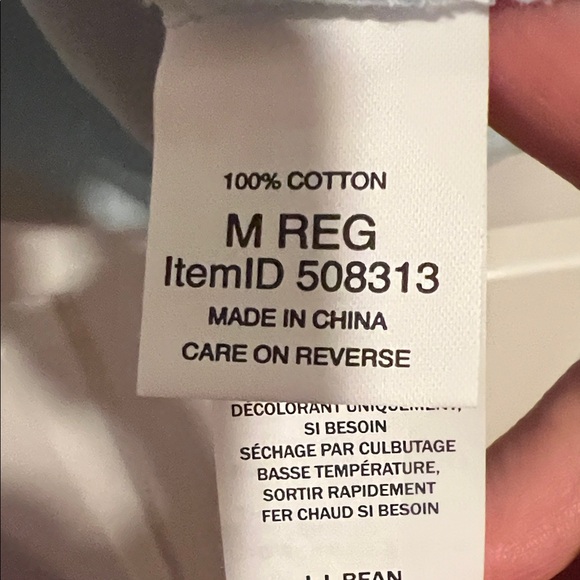 L.L. Bean Light Blue and Navy Pajama Set - Picture 10 of 10